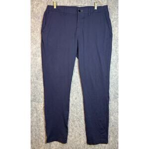 Public Rec Mens Navy Blue Gamechanger 5-Pocket Chino Pants Stretch - 36x32